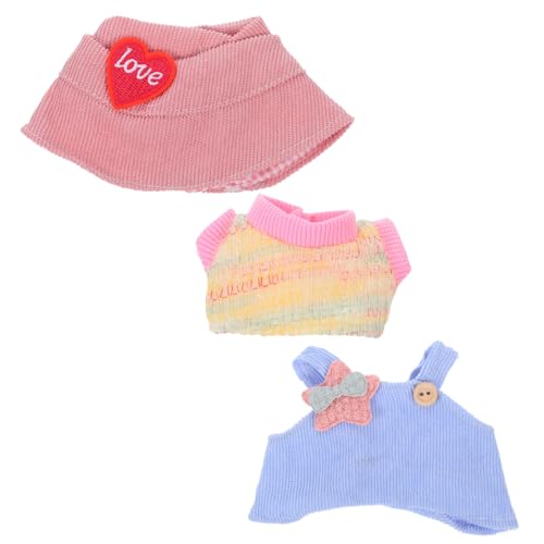 Beaupretty 3 Stück Und cm Puppe Für Zubehör Kleidung Herz Spiel T Shirt Kawaii Süße Strampler Kostüm Overalls So Tun Als Ob Mit Eimer Dekor Puppenhaus Kleid Sommerkleidung Hut Cosplay Beaupretty 3 Stück Und cm Puppe Für Zubehör Kleidung Herz Spiel T Shirt Kawaii Süße Strampler Kostüm Overalls So Tun Als Ob Mit Eimer Dekor Puppenhaus Kleid Sommerkleidung Hut Cosplay von Beaupretty