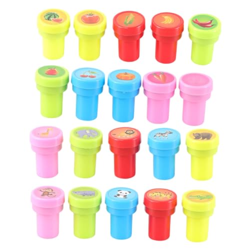 Beaupretty 30 Stück Cartoon Stempel Spielzeuge für Lustige Motivstempel für Feste Geburtstagsfeiern und Bastelprojekte Umweltfreundliches Material für Lehrer und Scrapbooking von Beaupretty
