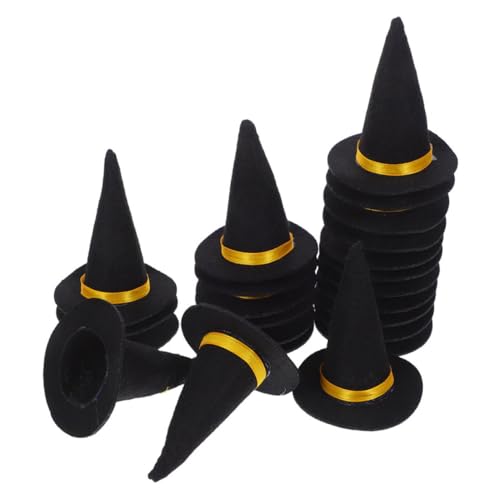 Beaupretty 30 Stück Filz Halloween Dekorationen für Flaschen Flasche Topper für Partybedarf DIY Handwerke Weinflaschen und Home Decor von Beaupretty