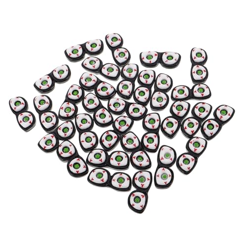 Beaupretty 30 Stück Teiliges Halloween Plastik-Augen Realistische Gruselige Dekoaugen für DIY Puppenbasteln Leichte Kunststoff-Requisiten für Halloween-Party Handgemachte Dunkle von Beaupretty