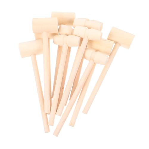 Beaupretty 30stücke Mini Hölzerne Hämmer Spielzeughämmer Für Junge Mädchen Simulationshämmer Bastelzubehör Lernspielzeug Miniaturhämmer Für Geburtstagsparty von Beaupretty