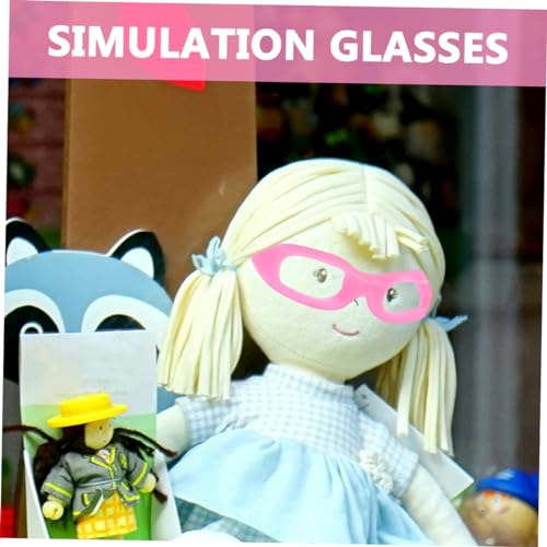 Beaupretty 30 Stück Teiliges Mini Puppenbrillen Kunststoff Bunte Leichte und Strapazierfähige Puppenhaus Accessoires und Realistische Doll Eyewear für DIY Basteln und Puppenkleidung von Beaupretty