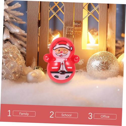 Beaupretty 30 Stück Teiliges Mini Wackelfiguren aus Kunststoff Niedliche Weihnachts Deko Schneemann Weihnachtsmann Stressabbauende Spielzeuge für Partygeschenke und Tischdekoration zu von Beaupretty
