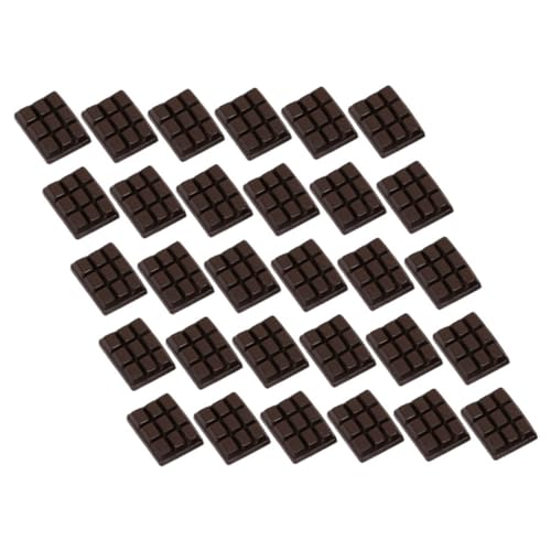 Beaupretty 30 Stück Teiliges Miniatur Schokoladen Dekorationen aus Robustem Material Realistische DIY Pralinen Modelle für Puppenhäuser Kreative Bastelarbeiten und Mikro Landschaften von Beaupretty