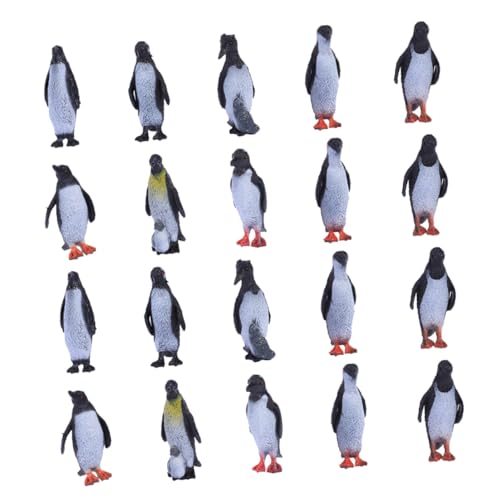 Beaupretty 32 Stück Teiliges Realistischer Pinguinmodelle PVC Tierfiguren für Bildungszwecke und Gartendekoration Langlebige Waschbare Spielzeuge für Kreative Tischdeko von Beaupretty