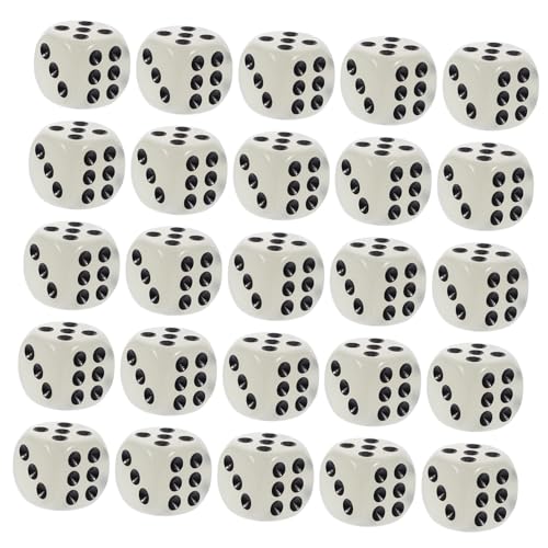 Beaupretty 36 Stück Leuchtende Würfel Seitige Acrylspielwürfel für Partys und Brettspiele für Gesellige Abende und Spiele mit Freunden von Beaupretty