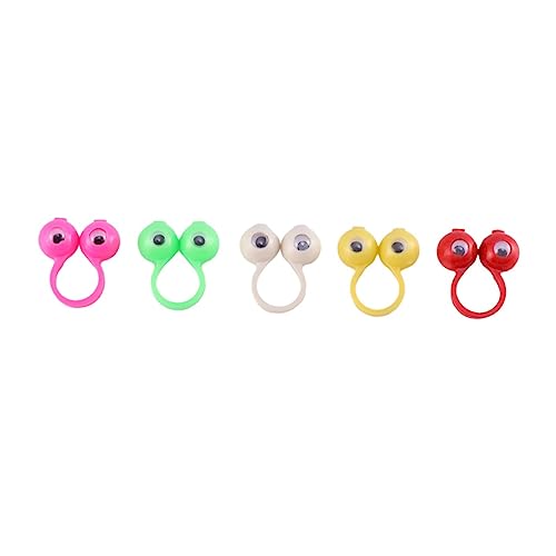 Beaupretty 36 Stück Teiliges Augen Fingerpuppen Ringe Bunte Puppen für Kreative Lernförderung und Rollenspiele Zufällige Farbe Zufällige Farbe von Beaupretty