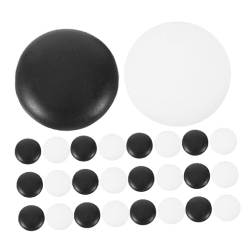 Beaupretty 360 Stück Go Schachfiguren Go Schachperlen Schachstein Schule Brettspielperlen Spielzeugzubehör Schachspiel von Beaupretty