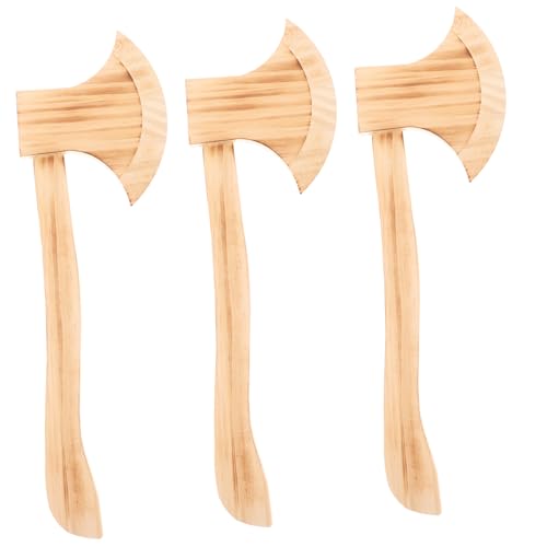 Beaupretty 3stücke Teiliges Halloween Requisiten Lustige Und Sichere Holzäxte Für Halloween-Dekoration Und Rollenspiele Gespenstischer von Beaupretty