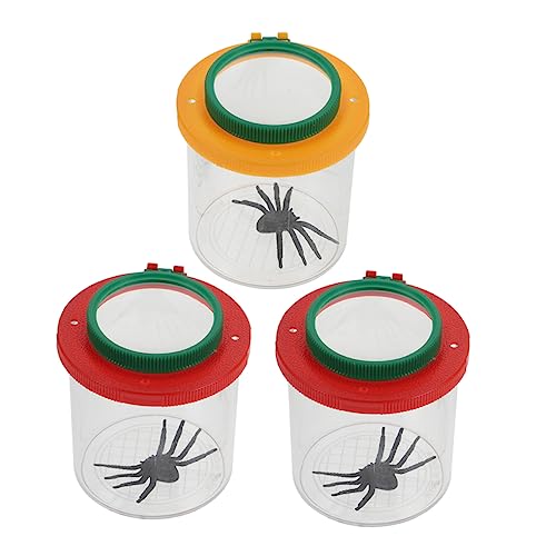 Beaupretty 3Stücke Insektenbeobachtungsbox mit Lupe Kinderfreundlicher Insektenbehälter für Outdoor Entdeckungen Leicht und Tragbar Rote Gelbe Beaupretty 3Stücke Insektenbeobachtungsbox mit Lupe Kinderfreundlicher Insektenbehälter für Outdoor Entdeckungen Leicht und Tragbar Rote Gelbe von Beaupretty