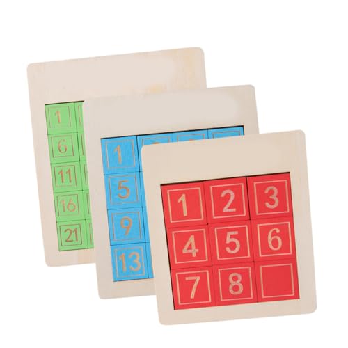 Beaupretty 3Stücke Teiliges Holz Zahlen Puzzle für Teaser und Interaktives Lernspielzeug Problemlösungskompetenzen und Teile Beaupretty 3Stücke Teiliges Holz Zahlen Puzzle für Teaser und Interaktives Lernspielzeug Problemlösungskompetenzen und Teile von Beaupretty