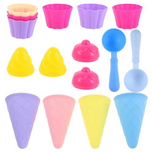 Beaupretty 3er-Set Eistüten Aus Kunststoff – Eisportionierer-Spielzeug Für Kinder, Strandspielzeug Für Draußen, Für Kinder Zum Spielen Am Meer Im Freien Beaupretty 3er-Set Eistüten Aus Kunststoff – Eisportionierer-Spielzeug Für Kinder, Strandspielzeug Für Draußen, Für Kinder Zum Spielen Am Meer Im Freien von Beaupretty