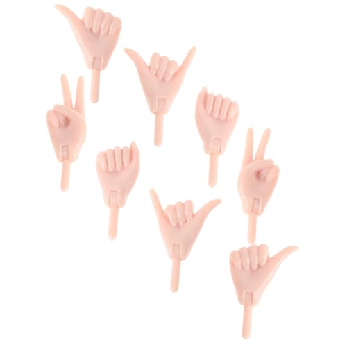 Beaupretty 4 Paare Miniatur Puppenhand Ersatzteile für Puppen DIY Zubehör Feine Details Robustes Material Vielfältige Handformen für Individuelle Handpuppen und Puppenhand Modelle Beaupretty 4 Paare Miniatur Puppenhand Ersatzteile für Puppen DIY Zubehör Feine Details Robustes Material Vielfältige Handformen für Individuelle Handpuppen und Puppenhand Modelle von Beaupretty