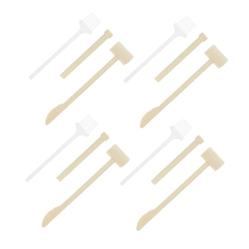 Beaupretty 4 Sätze Ausgrabungswerkzeug DIY Wissenschaft mit Hammer Meißel Pinsel Sicheres Kindgerechtes Werkzeugset für Vorschulkinder Fördert und Archäologie Spiel Drinnen und Draußen von Beaupretty