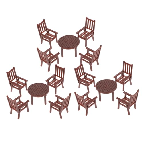 Beaupretty 4 Sätze Miniatur Möbel Set für Puppenhaus Teiliges Tisch und Stühle Set für Kreative Wohnraumdekoration für Miniaturmodelle und Spielzeuglandschaften Beaupretty 4 Sätze Miniatur Möbel Set für Puppenhaus Teiliges Tisch und Stühle Set für Kreative Wohnraumdekoration für Miniaturmodelle und Spielzeuglandschaften von Beaupretty