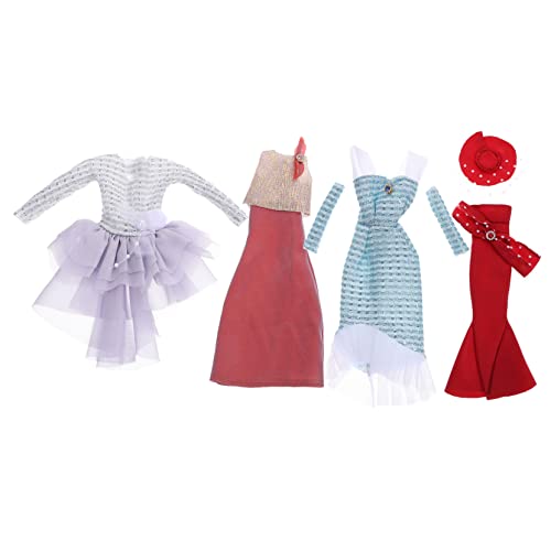 Beaupretty 4 Sätze Puppen Abendkleid Teiliges Puppen Outfit Kleidungsaccessoires für Mädchen für Geburtstagsgeschenke Sicheres und Tragbares Beaupretty 4 Sätze Puppen Abendkleid Teiliges Puppen Outfit Kleidungsaccessoires für Mädchen für Geburtstagsgeschenke Sicheres und Tragbares von Beaupretty