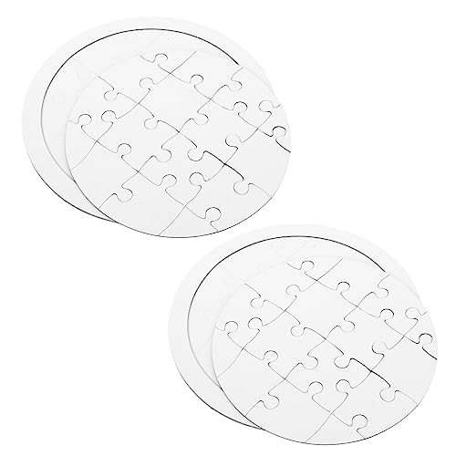 Beaupretty 4 Sätze Runde Blanko Puzzles aus Papier für DIY Puzzle zum Bemalen und Zeichnen mit Glatter Oberfläche Fördert Kreativität Feinmotorik und Logisches Beaupretty 4 Sätze Runde Blanko Puzzles aus Papier für DIY Puzzle zum Bemalen und Zeichnen mit Glatter Oberfläche Fördert Kreativität Feinmotorik und Logisches von Beaupretty