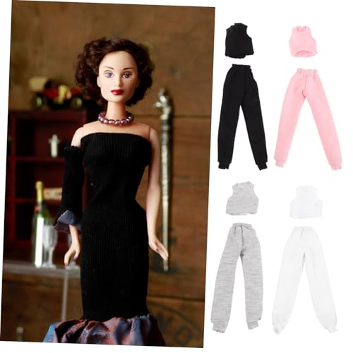 Beaupretty 4sätze Puppenkleidung Zum Anziehen Sommer-Weste Und Hose Für Puppen Austauschbare Puppen-Outfits Als Spielzeug-zubehör Für Fantasievolles Spielen Beaupretty 4sätze Puppenkleidung Zum Anziehen Sommer-Weste Und Hose Für Puppen Austauschbare Puppen-Outfits Als Spielzeug-zubehör Für Fantasievolles Spielen von Beaupretty