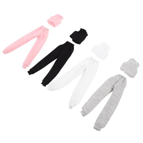 Beaupretty 4 Sätze Weste und Hose für Puppen Elegante Kleidungsstücke für Kreatives und Rollenspiele Perfekter Sitz und Design von Beaupretty