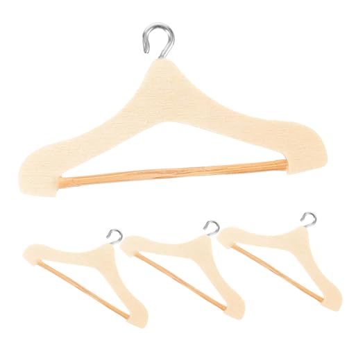 Beaupretty 4 Stck Mini Puppen Kleiderbügel aus Holz Teiliges für Puppenhaus Praktische Kompakte und Langlebige Haken für Puppenkleidung für Mini Kleiderstangen und Puppenschränke Beaupretty 4 Stck Mini Puppen Kleiderbügel aus Holz Teiliges für Puppenhaus Praktische Kompakte und Langlebige Haken für Puppenkleidung für Mini Kleiderstangen und Puppenschränke von Beaupretty