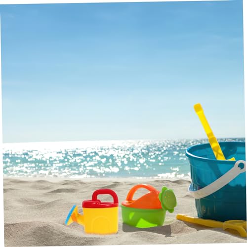 Beaupretty 4 Stck Teiliges Bunter Kunststoff Gießkannen für Ergonomisch Geformt Leicht Tragbar Geeignet als Wasserspielzeug Strandspielzeug Bade und Gartenspielzeug Zufällige Farbe von Beaupretty