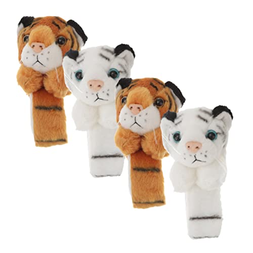 Beaupretty 4 Stck Teiliges Plüsch Slap Armband mit Tiger Weiches Stofftier Armband für Leicht Tragbar Bequemes Partyspielzeug als Geburtstags oder Halloween Beaupretty 4 Stck Teiliges Plüsch Slap Armband mit Tiger Weiches Stofftier Armband für Leicht Tragbar Bequemes Partyspielzeug als Geburtstags oder Halloween von Beaupretty