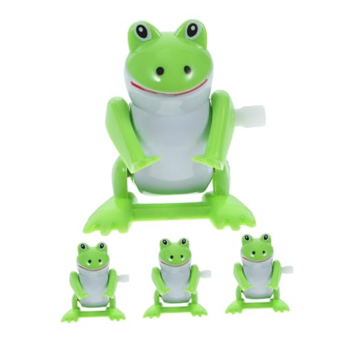 Beaupretty 4 Stück Aufziehspielzeug Frösche Bunte Tierfiguren für Kindergeburtstage Halloween Dekorationen Mitgebsel für Feiern von Beaupretty