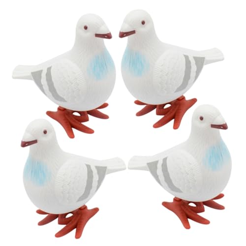 Beaupretty 4 Stück Aufziehspielzeug Kleine Springende Tauben Lustige Spielwaren Klassenzimmer Preise Geschenkideen von Beaupretty