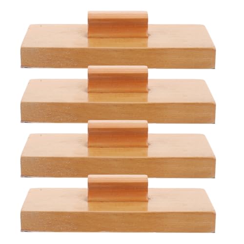 Beaupretty 4 Stück Aus Holz Musikinstrumente Für Rhythmusstäbe Aus Holz Sandstreuer Musikspielzeug Schleifblock Zum Basteln Musikinstrument Fingerkastagnetten von Beaupretty