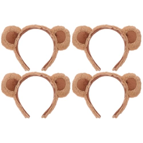 Beaupretty 4 Stück Bärenohren Stirnband Bärenohren HaarreifenTierohren Stirnband Tier Kopfbedeckung Ohr Haarband Haarreif Bär Für Halloween Partys Karneval Beaupretty 4 Stück Bärenohren Stirnband Bärenohren HaarreifenTierohren Stirnband Tier Kopfbedeckung Ohr Haarband Haarreif Bär Für Halloween Partys Karneval von Beaupretty