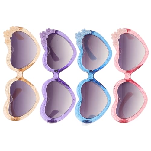 Beaupretty 4 Stück Blume Sonnenbrille Neuheit Herz Blau geformt Gläser schicke Brille Party -Requisiten lustige Brillen Strandsonnenbrille für Cosplay-Brille Plastik Beaupretty 4 Stück Blume Sonnenbrille Neuheit Herz Blau geformt Gläser schicke Brille Party -Requisiten lustige Brillen Strandsonnenbrille für Cosplay-Brille Plastik von Beaupretty
