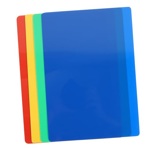 Beaupretty 4 Stück Bunte Kunststoff Bastelunterlagen für Glatte Oberfläche Vielseitig für Knete Schreiben Schützend und Leicht zu Reinigen für Mädchen und Jungen von Beaupretty