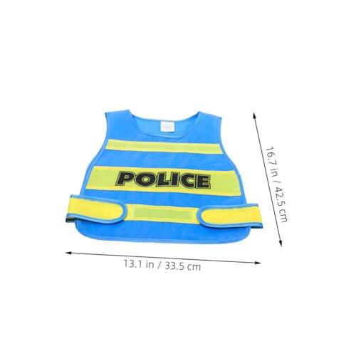 Beaupretty 4 Stück Cosplay Weste für Halloween Rollenspiel Schulveranstaltungen Realistische Polizei Uniform für Kreative Beaupretty 4 Stück Cosplay Weste für Halloween Rollenspiel Schulveranstaltungen Realistische Polizei Uniform für Kreative von Beaupretty