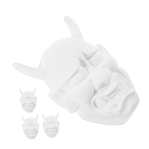Beaupretty 4 Stück DIY PVC Masken Weiß Unbemalt Bastelmasken für Fasching Karneval Verkleidung Party Cosplay Spaß Beaupretty 4 Stück DIY PVC Masken Weiß Unbemalt Bastelmasken für Fasching Karneval Verkleidung Party Cosplay Spaß von Beaupretty