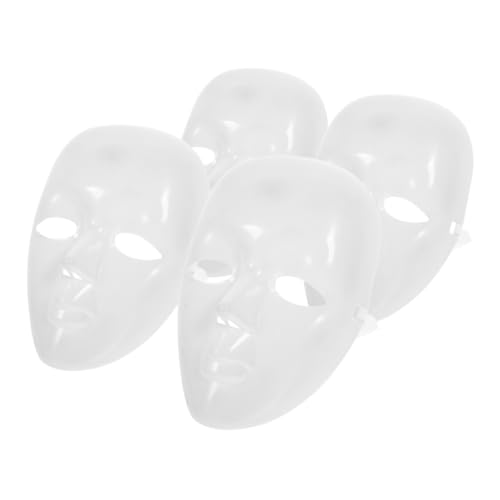 Beaupretty 4 Stück Diy Weiße Masken Blanko Halloween Masken für Maskerade Cosplay Leichte Bequeme Kunststoffmasken für Partys Veranstaltungen Bemalen Gestalten Beaupretty 4 Stück Diy Weiße Masken Blanko Halloween Masken für Maskerade Cosplay Leichte Bequeme Kunststoffmasken für Partys Veranstaltungen Bemalen Gestalten von Beaupretty