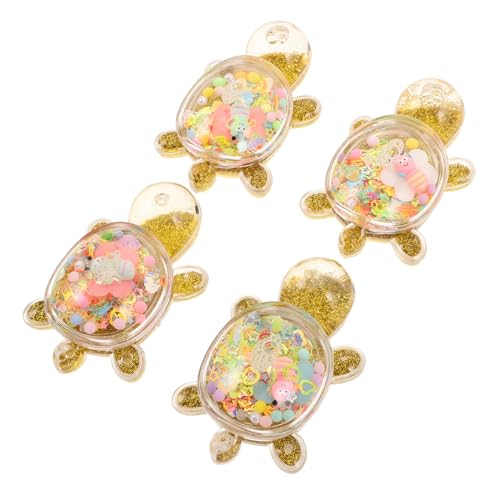 Beaupretty 4 Stück Farbige Schildkröten Figuren für Kreative Raumdekoration für Schreibtisch Kinderzimmer und Partys Perfektes für und Sommerschmuck von Beaupretty