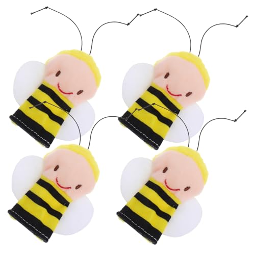 Beaupretty 4 Stück Fingerpuppen Biene aus Plüsch für Kleinkinder Kuschelige Spielzeuge für Geschichtenerzählen und Rollenspiele Weiche Handgemachte Puppen für Kreative Beschäftigung Beaupretty 4 Stück Fingerpuppen Biene aus Plüsch für Kleinkinder Kuschelige Spielzeuge für Geschichtenerzählen und Rollenspiele Weiche Handgemachte Puppen für Kreative Beschäftigung von Beaupretty