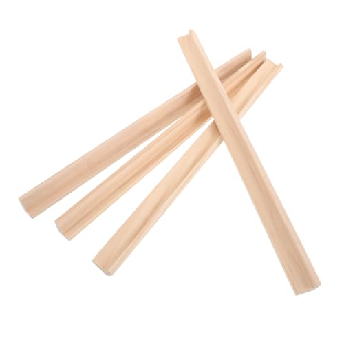 Beaupretty 4 Stück Holz Domino Ständer Einreihige Trays für Mexican Train und Mahjong Unbehandeltes Holz für Brettspiele und DIY Projekte Beaupretty 4 Stück Holz Domino Ständer Einreihige Trays für Mexican Train und Mahjong Unbehandeltes Holz für Brettspiele und DIY Projekte von Beaupretty