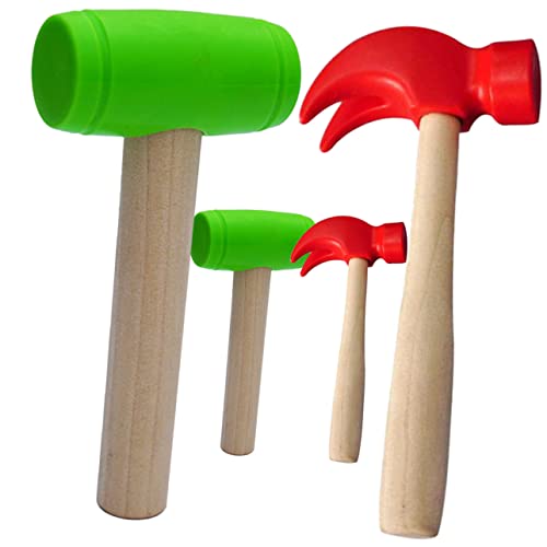 Beaupretty 4 Stück Holzhammer Simulierter Gummihammer für Sicher und Robust für Kreative Spielstunden und Lernspielzeug für Geburtstags und Feiertagsgeschenke Beaupretty 4 Stück Holzhammer Simulierter Gummihammer für Sicher und Robust für Kreative Spielstunden und Lernspielzeug für Geburtstags und Feiertagsgeschenke von Beaupretty