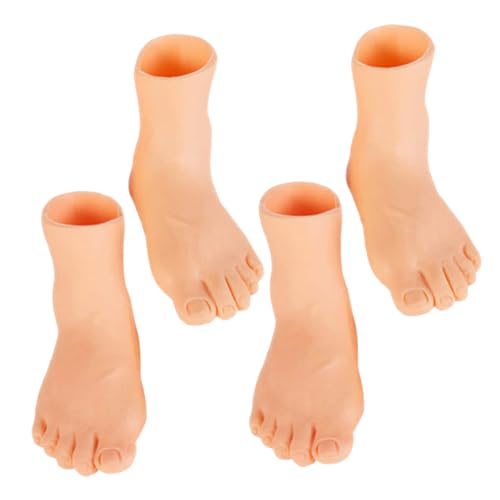 Beaupretty 4 Stück Katze Streichelt Nicht medizinisch Nicht medizinisch Nicht medizinisch fingerlinge Mini- Fingerpuppen Plastik Beige von Beaupretty
