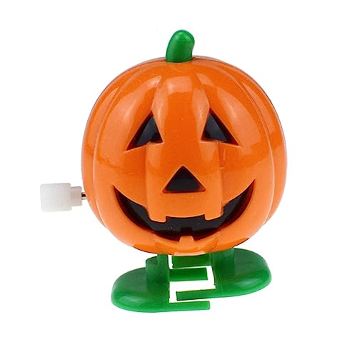Beaupretty 4 Stück Kürbisspielzeug Uhrwerk Kürbis Halloween-partygeschenk Aufziehkürbis Orange von Beaupretty