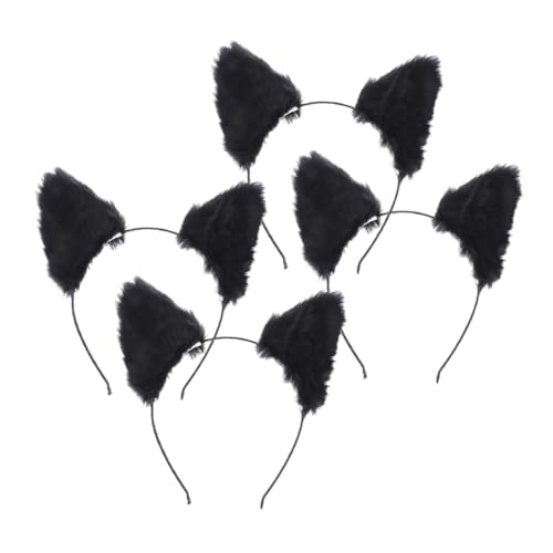 Beaupretty 4 Stück Kuschelige Fox und Katzenohren Haarreifen aus Weichem Plüsch Rutschfeste Bequeme Cosplay Haarreifen für Damen und Herren Stylisches Tierohren Accessoire für Halloween und von Beaupretty