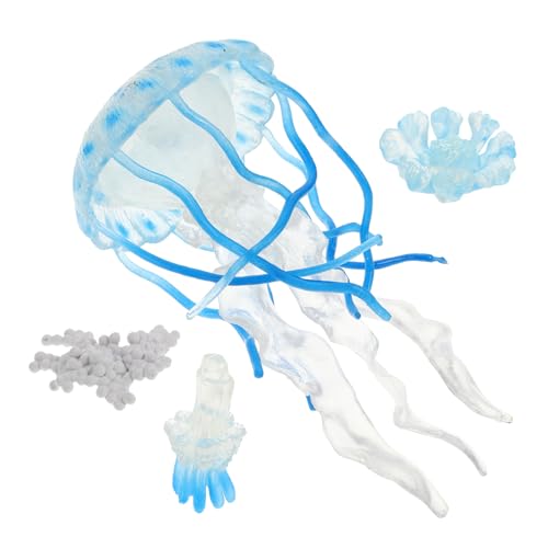 Beaupretty 4 Stück Lernspielzeug Quallen Wachstum Lernset Teiliges Aquarium Dekorationen Realistische Künstliche Quallen Figuren Fischglas Ornament Fördert Kognitive Entwicklung und von Beaupretty