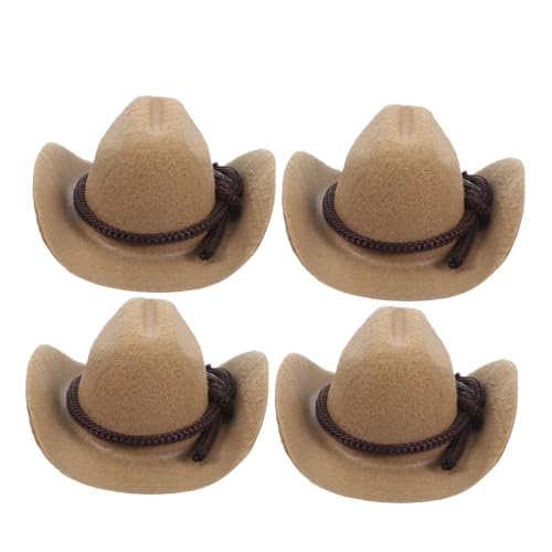Beaupretty 4 Stück Mini Cowgirl Hüte Weiß Mini Cowboyhüte Puppenaccessoires Leichte Miniatur Western Party Deko für Puppenhaus Fotografie Bastelprojekte Beaupretty 4 Stück Mini Cowgirl Hüte Weiß Mini Cowboyhüte Puppenaccessoires Leichte Miniatur Western Party Deko für Puppenhaus Fotografie Bastelprojekte von Beaupretty