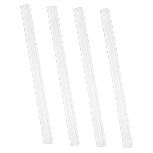 Beaupretty 4 Stück Mini Mahjong Racks Set Tragbare Fall Halter für Mahjong Transparente Kunststoff Halterung Praktische Aufbewahrungslösung von Beaupretty