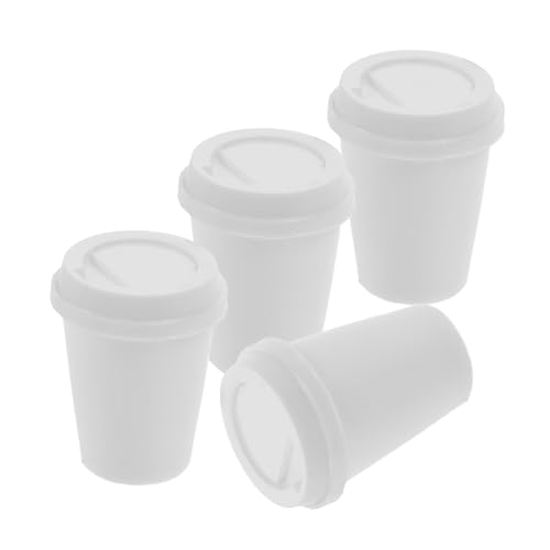 Beaupretty 4 Stück Miniatur Kaffeetassen Puppenhaus Zubehör Winzige Espressotassen Kompakt für Kreatives Spielzeug Kleiner Tassen für Puppenhaus Szenen von Beaupretty