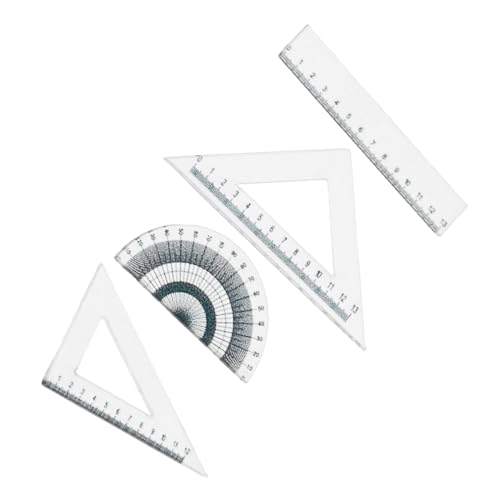 Beaupretty 4 Stück Miniatur Ruler Teiliges Miniatur Lineal für Puppenhaus Dekoration Kreative Lernspielzeuge und Requisiten von Beaupretty