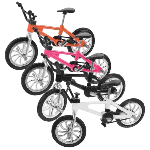Beaupretty 4 Stück Miniature Mountain Bike Modelle Handgefertigte Finger Bike Spielzeuge aus Legierung für Realistische Rennspiele Kreative Deko für Zuhause oder Büro und Orange Beaupretty 4 Stück Miniature Mountain Bike Modelle Handgefertigte Finger Bike Spielzeuge aus Legierung für Realistische Rennspiele Kreative Deko für Zuhause oder Büro und Orange von Beaupretty