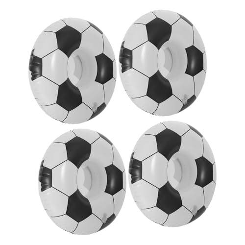 Beaupretty 4 Stück PVC Aufblasbarer Fußball Getränkehalter Schwimmender Becherhalter für Pool und Strandparty Salzwasserfest Wiederverwendbar Tragbar für Tropische Wiederverwendbar Beaupretty 4 Stück PVC Aufblasbarer Fußball Getränkehalter Schwimmender Becherhalter für Pool und Strandparty Salzwasserfest Wiederverwendbar Tragbar für Tropische Wiederverwendbar von Beaupretty