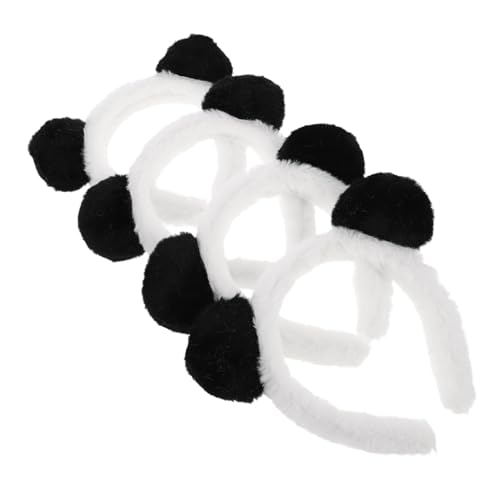 Beaupretty 4 Stück Panda Ohr Haarreifen für Damen Niedliche Tierohren Stirnbänder für Karneval Cosplay und Schminkparty Weiche Leichte Kostüm-accessoires für Fest Rollenspiele Beaupretty 4 Stück Panda Ohr Haarreifen für Damen Niedliche Tierohren Stirnbänder für Karneval Cosplay und Schminkparty Weiche Leichte Kostüm-accessoires für Fest Rollenspiele von Beaupretty